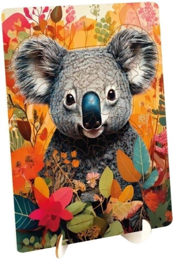 Moxy obrysové drevené puzzle Koala 117 dielikov
