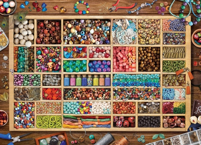 Puzzle Lauřina zbierka korálok 1000 dielikov