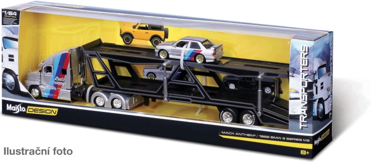Maisto Design Transporters prepravník s autíčkom 1:64