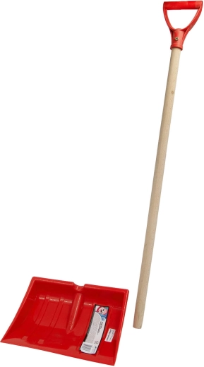 Detské plastové hrablo na sneh 25 × 20 cm s D rukoväťou