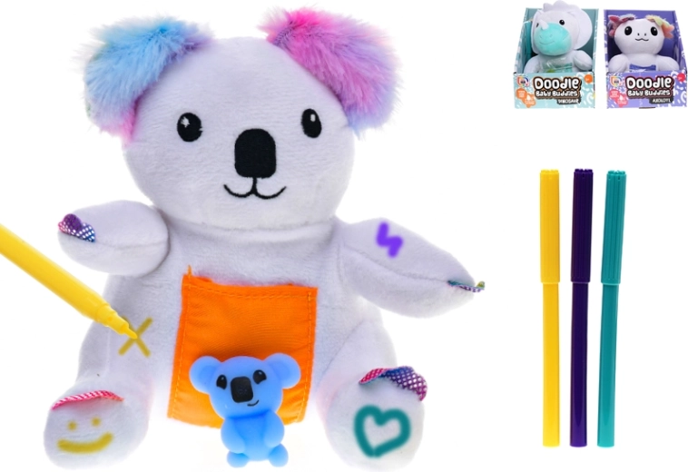 Plyšové zvieratko 15 cm – dinosaurus, koala alebo axolotl