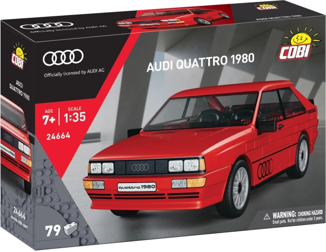 Cobi Audi Quattro 1980 stavebnica 1:35 (79 dielikov)
