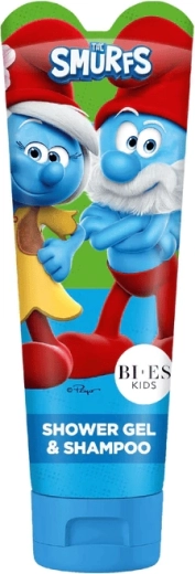 Smurfs detský sprchový gél a šampón 2v1 240 ml