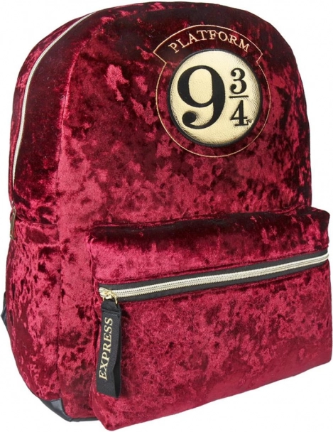 Sametový batoh casual Harry Potter