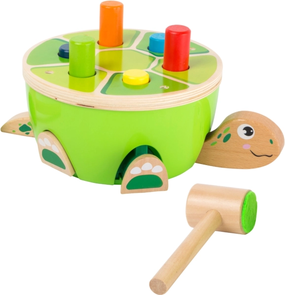 Small Foot drevená zatĺkačka korytnačka