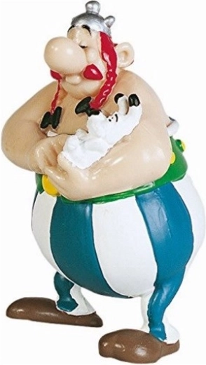 Asterix & Obelix zberateľská figúrka Obelix s Idefixom - 1 kus