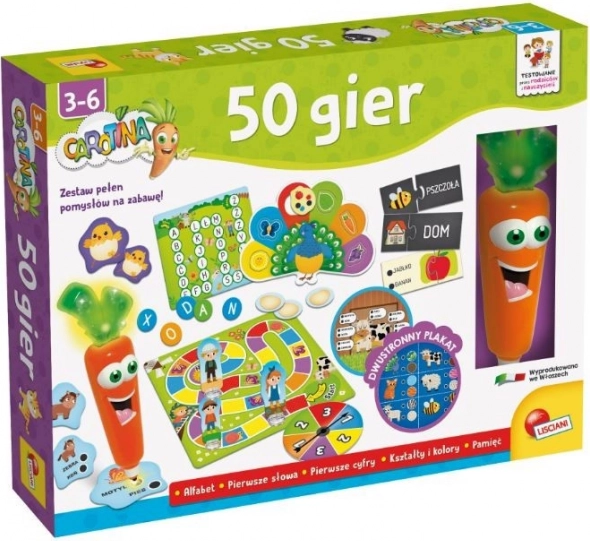 Súprava 50 hier Carotina