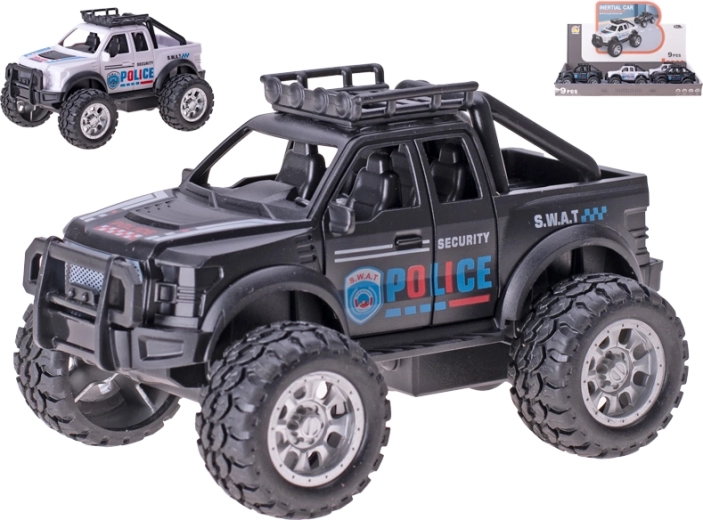 Policajné auto na zotrvačník 13,5 cm