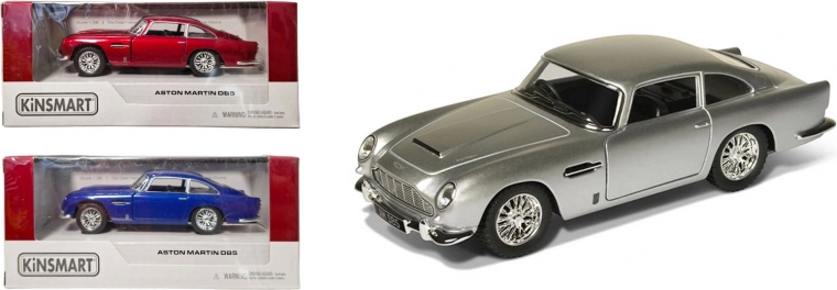 Aston Martin kovový model 1:38 s pohonom Pull Back