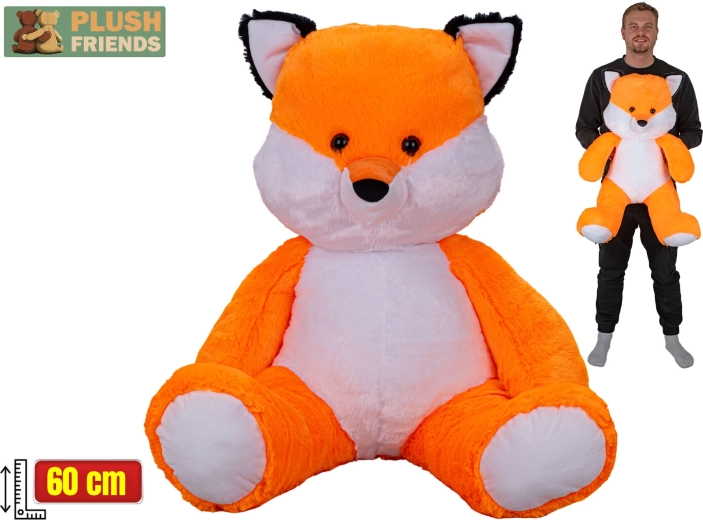 Plush Friends plyšová líška sediaca 60 cm