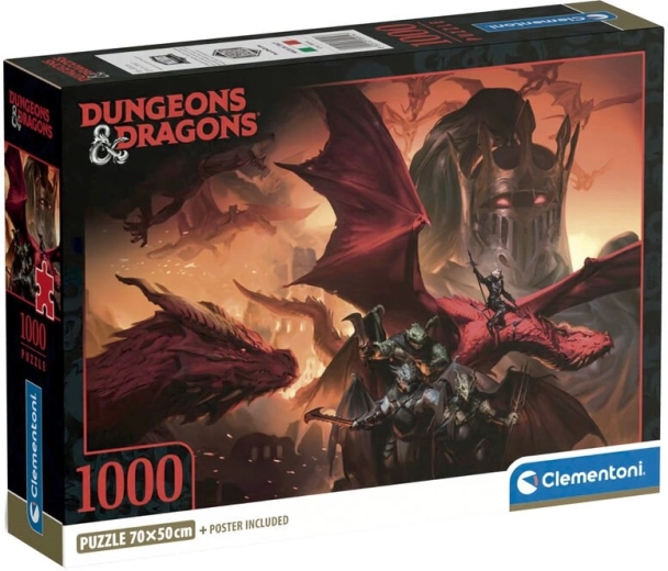 Puzzle CLEMENTONI Dungeons & Dragons 1000 dielikov
