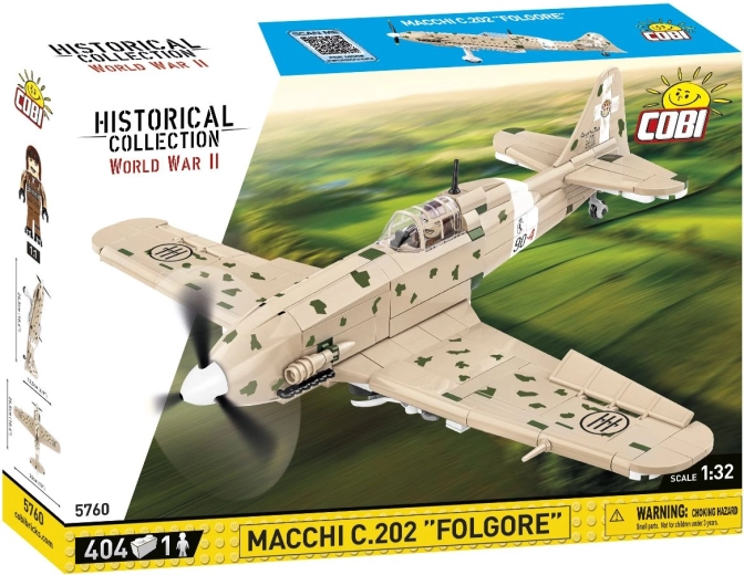 Cobi Macchi C.202 Folgore stavebnica lietadla 1:32 - 1 kus