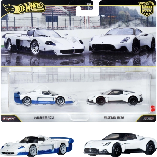 Hot Wheels Premium sada 2 áut Maserati MC12 a Maserati MC20