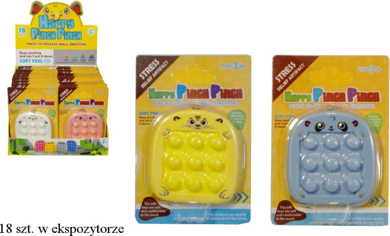 Antistresová kľúčenka na klikanie s mini labyrintom