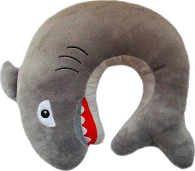 Cestovný záhlavník v tvare žraloka pre deti