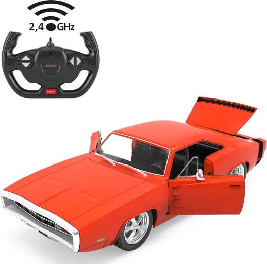 RC model Dodge Charger R/T 1970 v mierke 1:16 červený