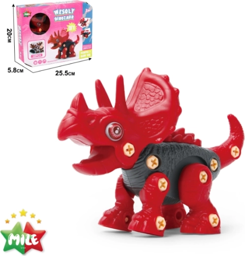 Stavebnica pre kutilov – Veselý triceratops