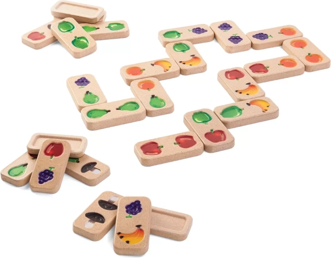 PlanToys domino ovocie a zelenina
