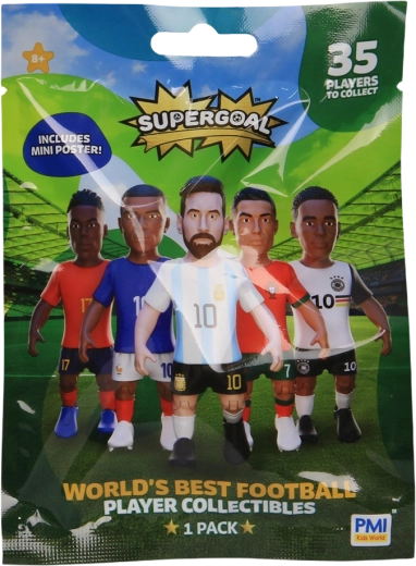 Supergoal figúrka futbalistu s mini plagátom