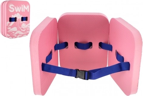 Pena plavecký pás a doska SWIM, ružová, 18,5 × 24 cm