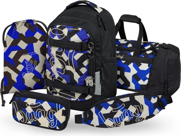 Baagl školský set 5 v 1 Skate Max Variety – batoh, peračník, vrecko na telocvik, športová taška a ľadvinka (GRS)