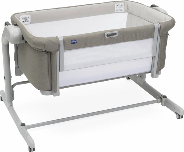 Chicco postieľka k posteli Next2Me Magic Evo desert taupe