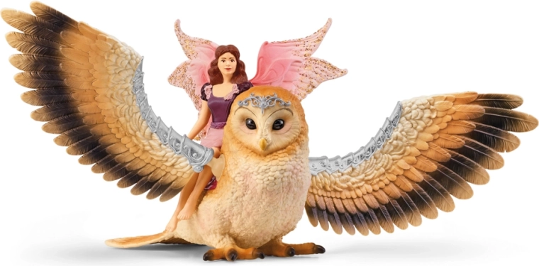 Schleich Bayala víla na letiacej sove