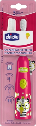 Chicco elektrická detská zubná kefka panda 3+