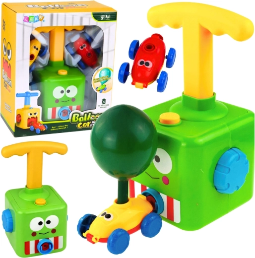 Balóniková raketová autodráha – vzdelávacia sada pre deti Žaba