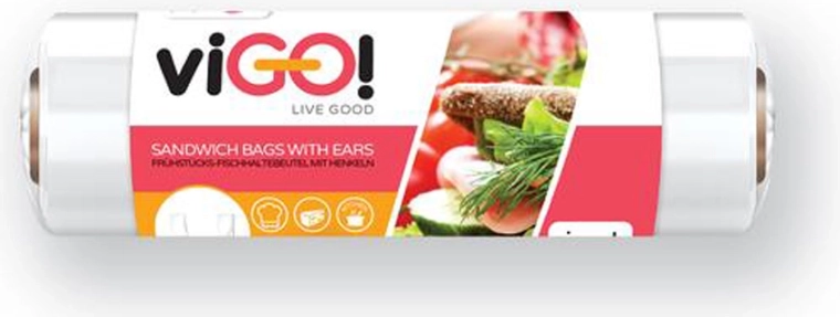 Mikroténové sáčky s uškami VIGO 10+32 × 21 cm, 150 ks