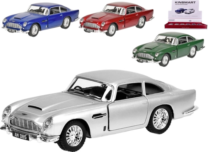 Kovový model auta KINSMART Aston Martin DB5 1:38 so spätným chodom