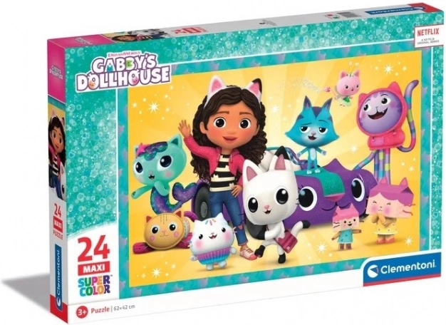 Maxi puzzle 24 dielikov Gábikin čarovný domček