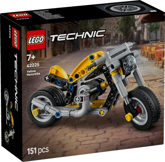 LEGO Technic žltá motorka