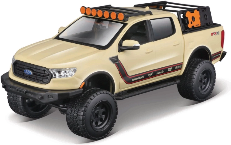 Maisto 2019 Ford Ranger off-road kovový model 1:27 krémový