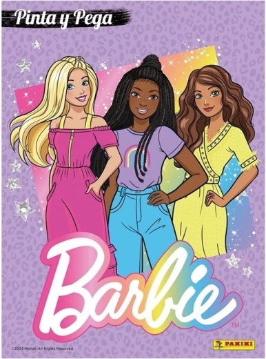 Omaľovánky so samolepkami Barbie A4