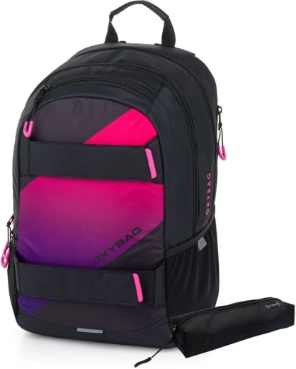 Študentský batoh s etue Oxybag Sport Ombre girl, 24 l