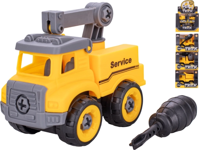 Auto stavebné skrutkovacie 11 cm s voľnobehom