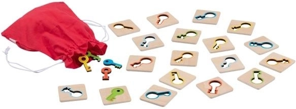 Hmatové pexeso Kľúče GOKI