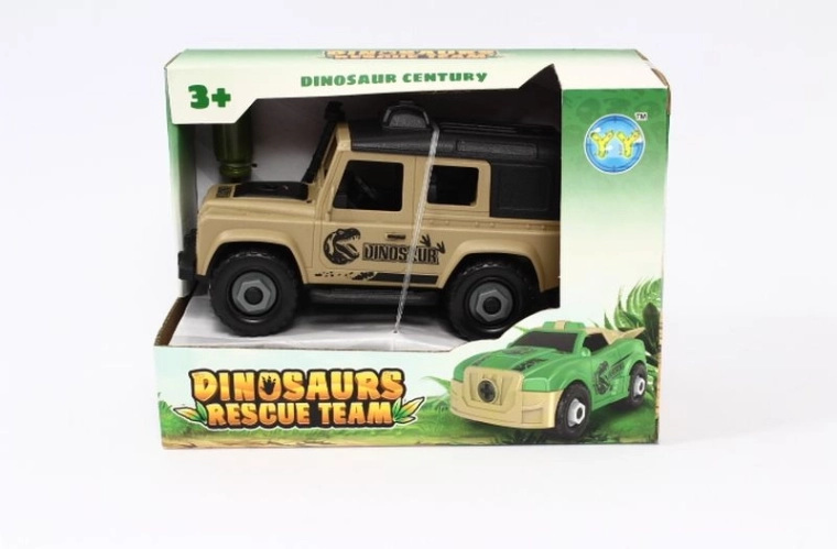 Autíčko dinosaurus so skrutkovateľnými kolesami