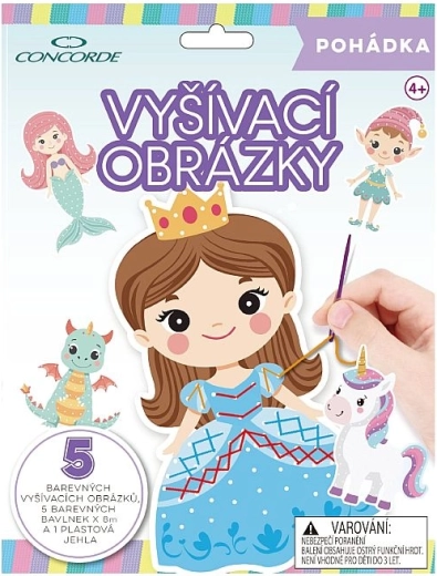 Concorde vyšívacie obrázky rozprávka