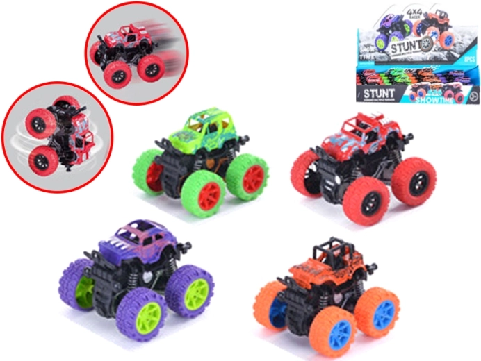 Auto off-road na zotrvačník s rotačnou funkciou 360°