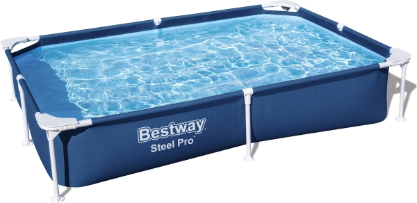 SplashJr Steel Pro 221x150x43 BESTWAY rámový bazén + opravná sada