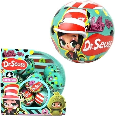 L.O.L. Surprise Loves Dr. Seuss Tots zberateľská bábika v kapsule – 1 kus
