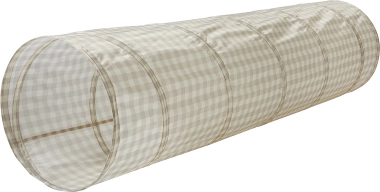 3 sprouts detský hrací tunel recycled gingham beige - 1 kus
