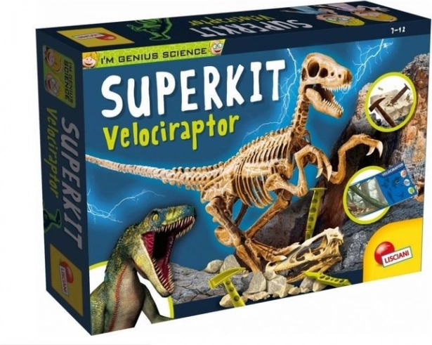 Vzdelávacia sada I'm Genius Superkit Velociraptor