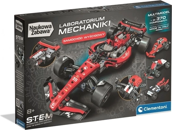 Clementoni Naukowa zabawa Labo Mech – pretekárske auto