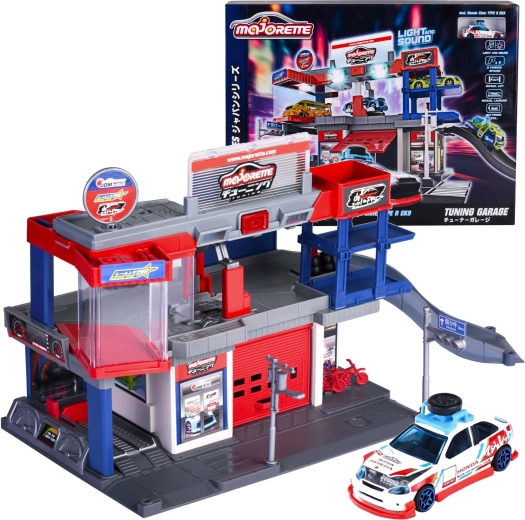 Majorette Japan Series tuningová garáž s vozidlom Honda Civic Type R EK9