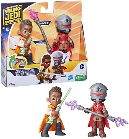 Star Wars Pop‑Up Duel dvojbalenie figúrok 10 cm – Young Jedi Adventures