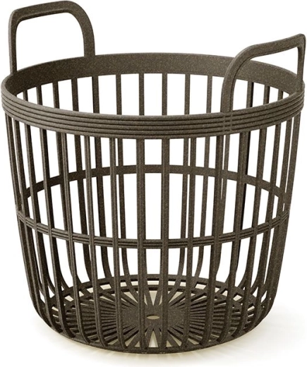 Kôš s ušami Zoe Basket Eco Wood 36,4 cm – káva