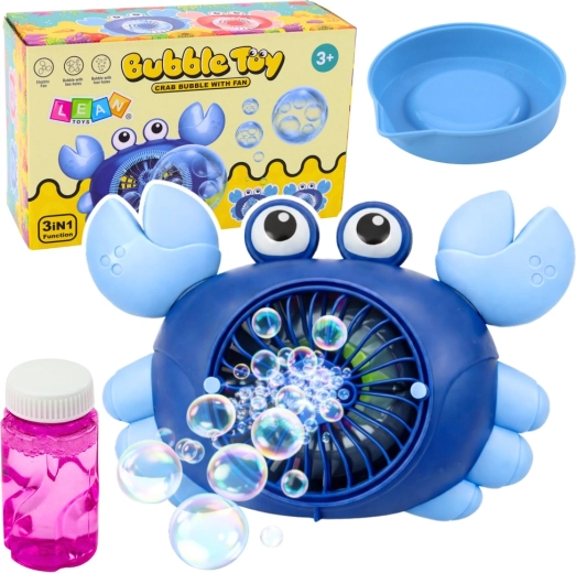 Krabia automatická mašinka na bubliny 2v1 do vane aj von